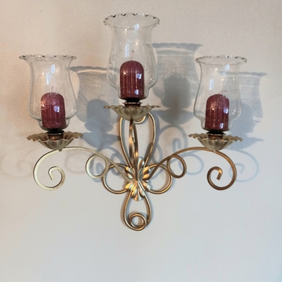 Scone Holder With Sconces - Picture 4 of 4